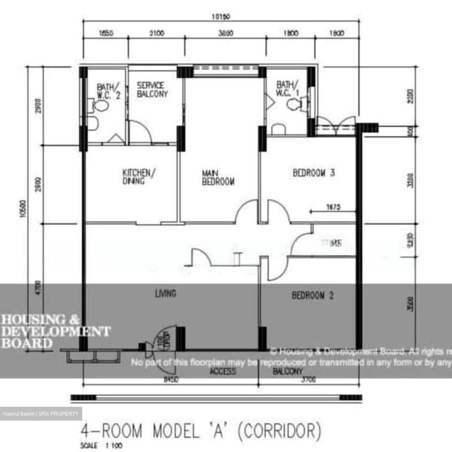 Blk 613 Woodlands Avenue 4 (Woodlands), HDB 4 Rooms #579776361
